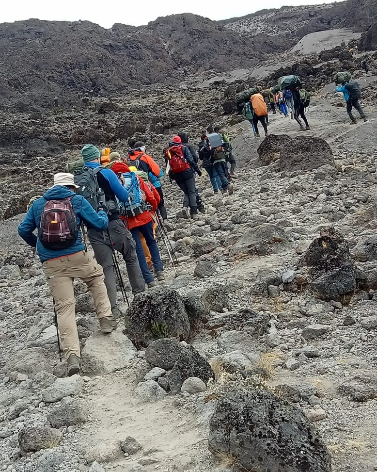 The beautiful Kilimanjaro Lemosho route
