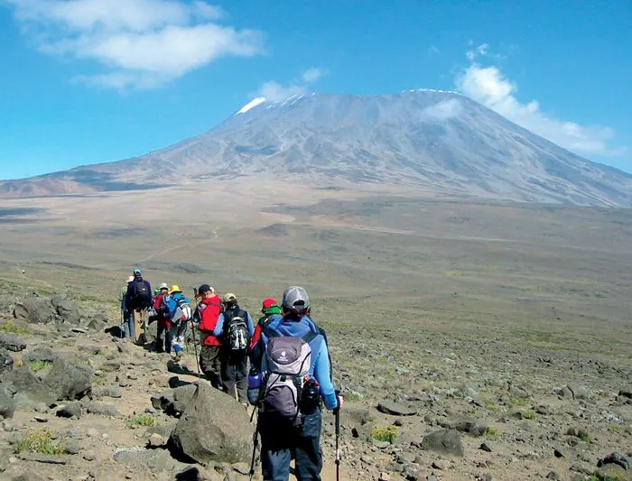 Kilimanjaro alpine desert landscape