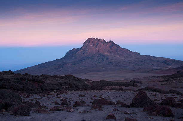 Mount Kilimanjaro glacier view