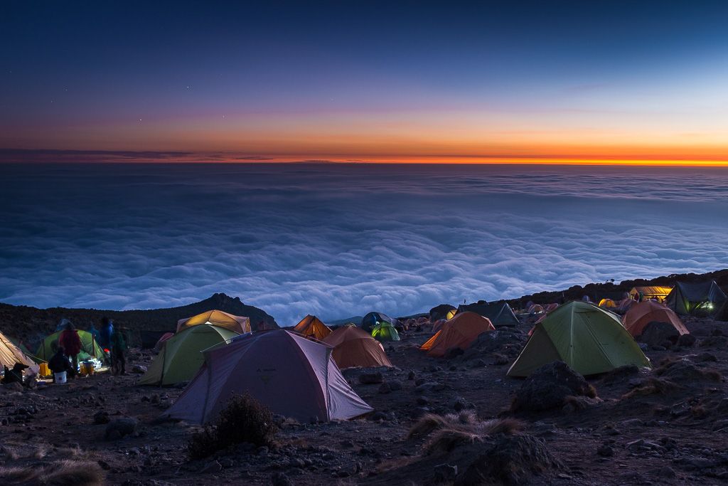 Kilimanjaro alpine desert landscape