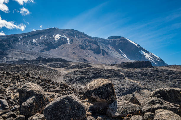 Mount Kilimanjaro glacier view