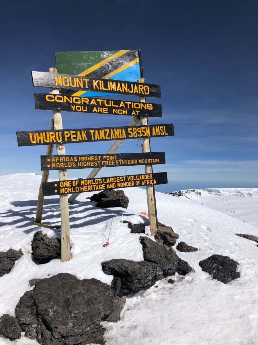 Uhuru Peak sunrise