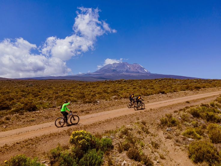 Downhill biking adventure Kilimanjaro